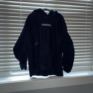 Navy Barstools Hungover Hoodie